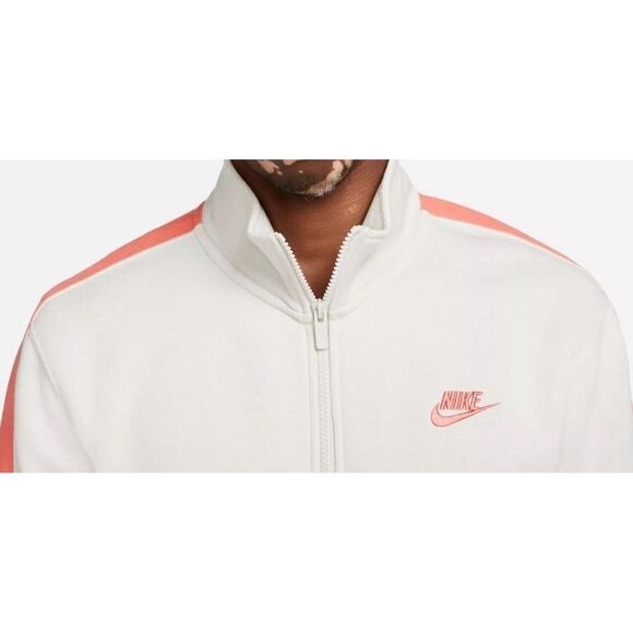 Nike Sportswear Men's Light Bone Club Fleece ‎ Track Jacket (DD7010-072)  Large - Picture 3 of 9